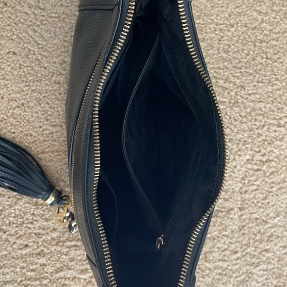 Michael Kors Black Leather Shoulder Bag - Picture 12 of 16